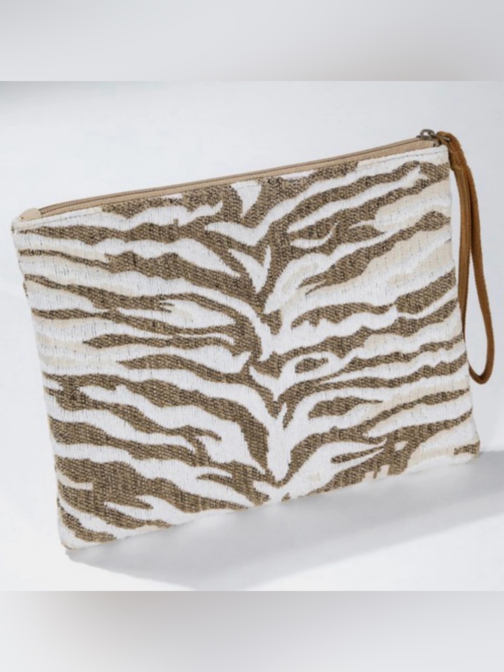 Macchia di Ruggine Zebra Crossbody Pouch